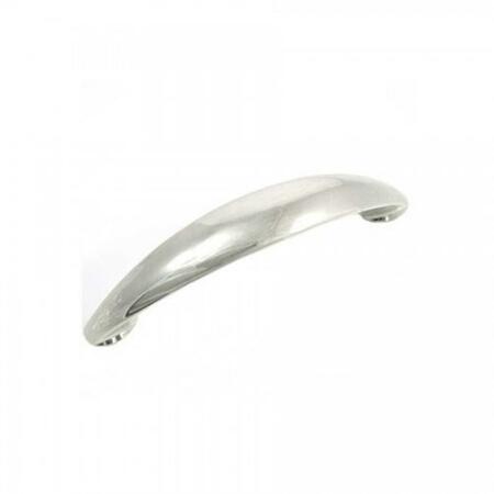 STRATEGIC BRANDS 3 in. Polished Nickel Grace Cabinet Pull 83214